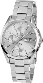 Jacques Lemans 1-1925F Uhr Herren Edelstahl Automatik ETA 7750 10 ATM